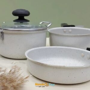 سرویس قابلمه 4 تیکه تفلون چیکو
