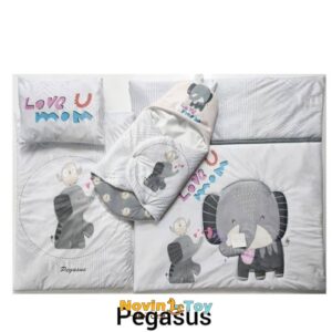سرویس خواب چهارتیکه pegasus طرح فیل نوزاد