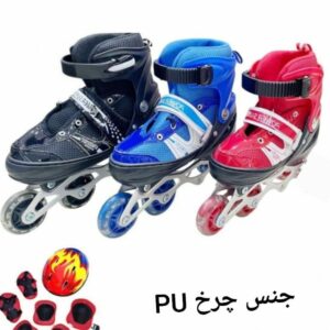 کفش اسکیت تیغه فلزی چرخ PU با لوازم