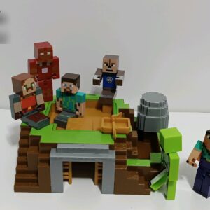 استخر ماینکرافت با ۶ شخصیت