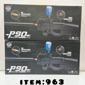 تفنگ پرتاب تیر ژله ای شارژی چراغدار P90